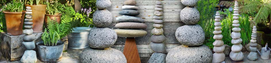Boulder Stacks for the garden, patio and conservatory