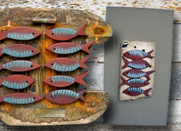 Jan Guest coastal art - sea food